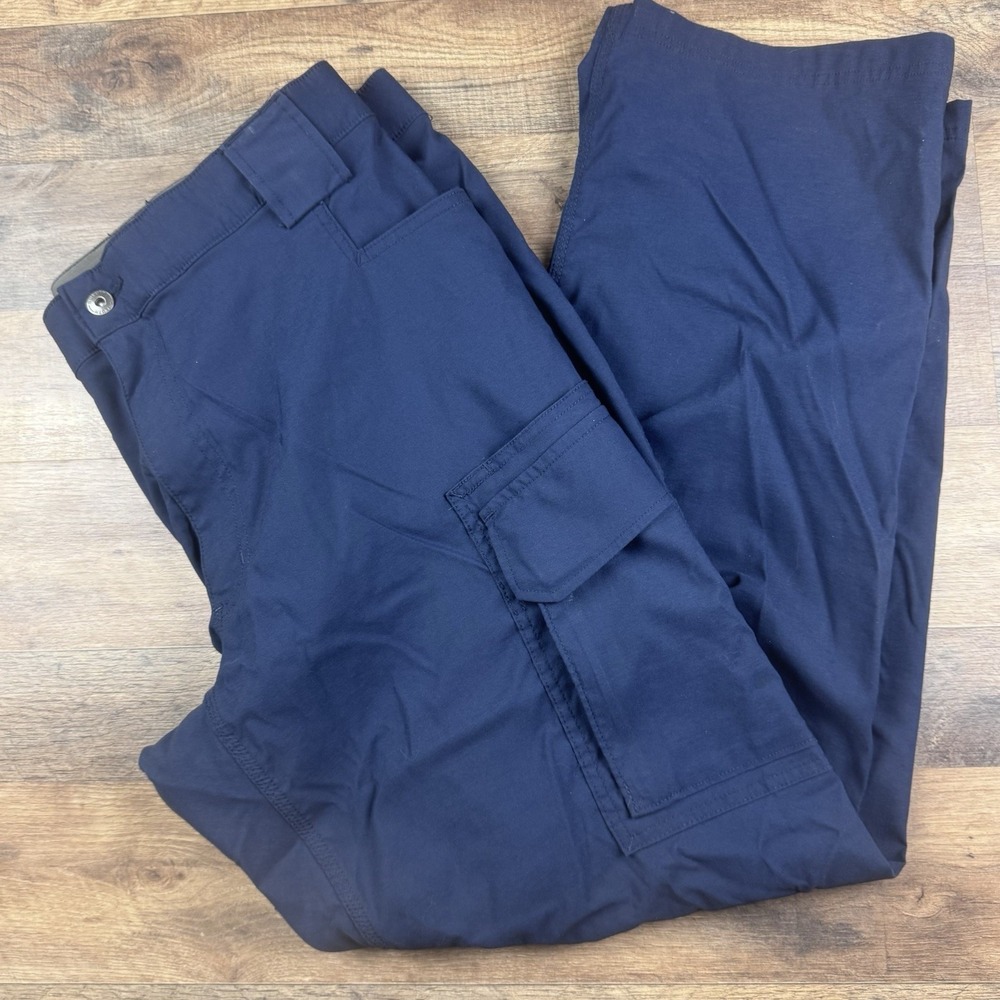 Duluth Trading Flex Dry On The Fly Mens 42x32 Blue cargo pants
